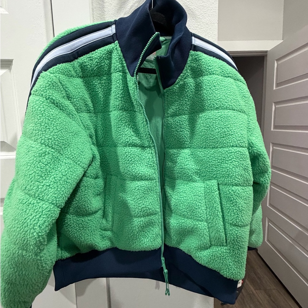 Free People Movement Fleecy Sherpa Scrunchy Pippa Jacket/NWT